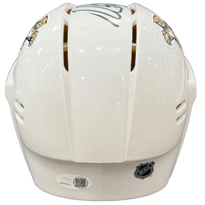 Aaron Ekblad Autographed Florida Panthers White Mini Hockey Helmet - JSA