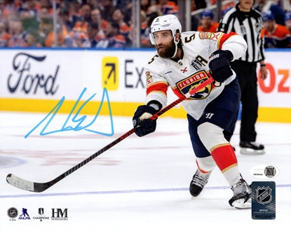 Aaron Ekblad Autographed Florida Panthers (2025 Stanley Cup Action) 8x10 Photo - JSA
