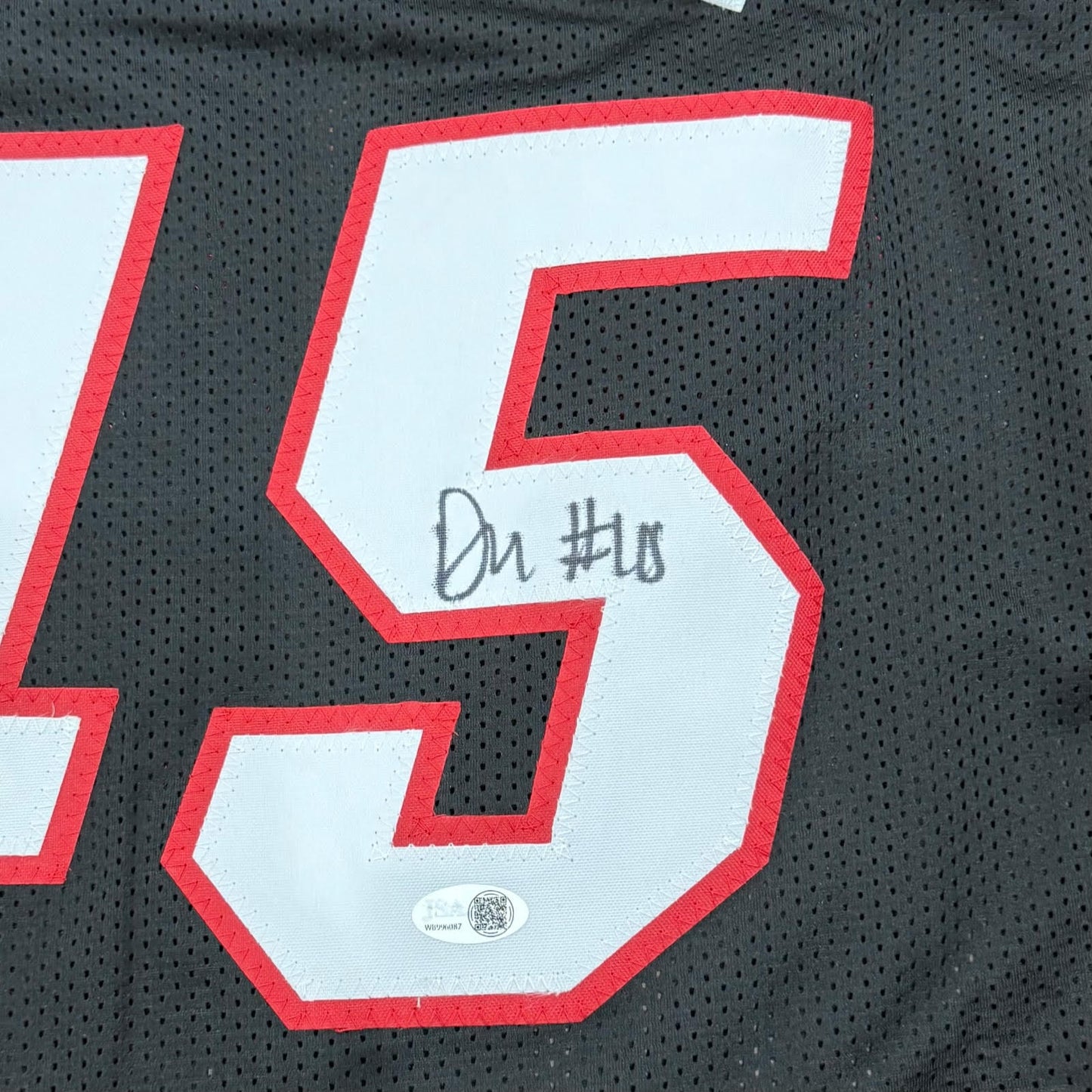 Davion Mitchell Autographed Miami (Black #45) Custom Jersey - JSA