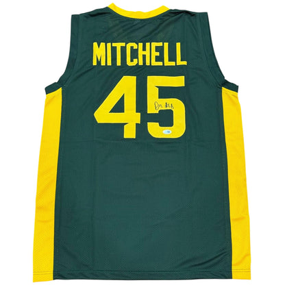 Davion Mitchell Autographed Baylor (Green #45) Custom Jersey - JSA