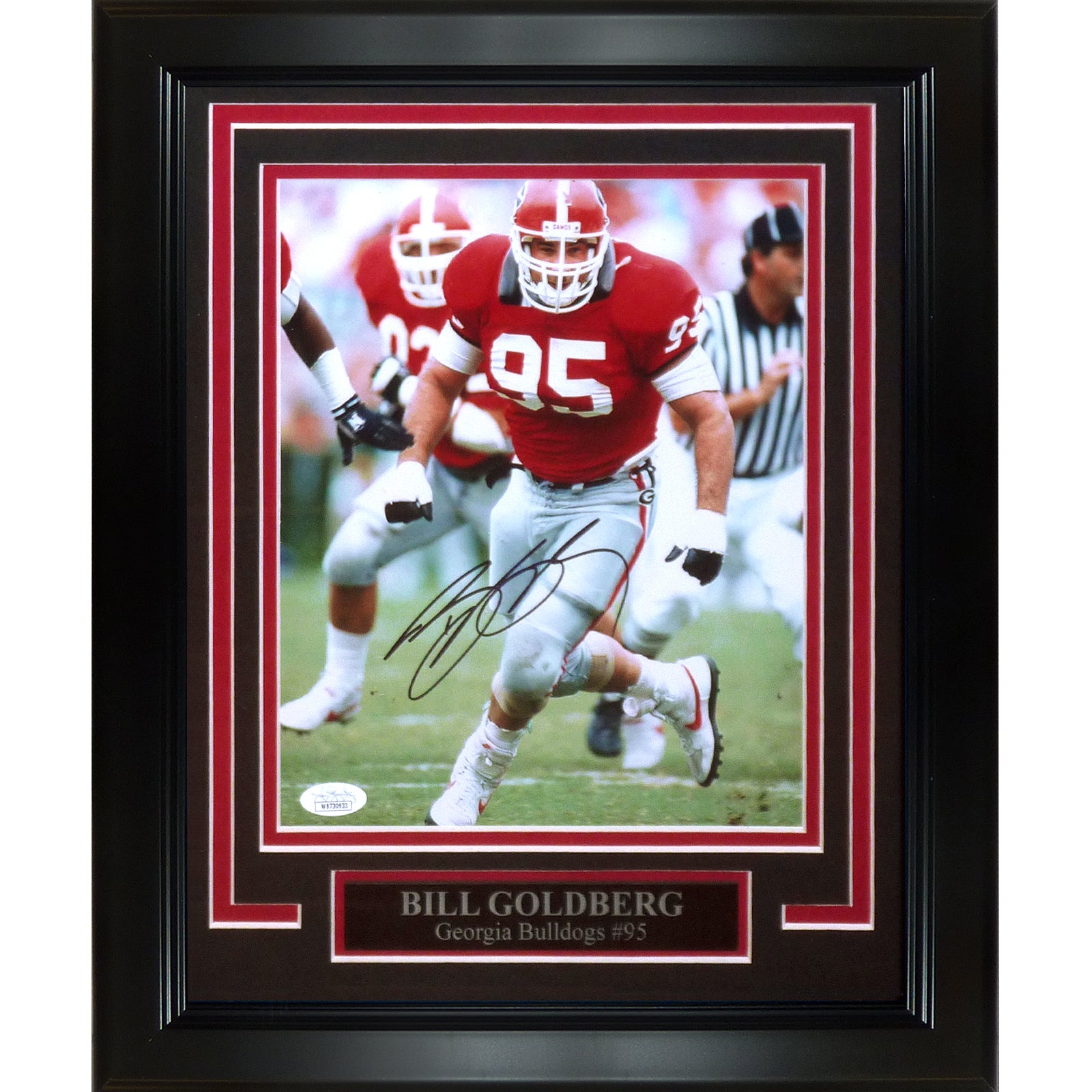 Bill Goldberg Autographed Georgia Bulldogs Deluxe Framed 8x10 Photo - JSA