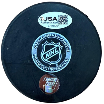 Martin St. Louis Autographed Tampa Bay Lightning Hockey Puck with Tall Case - JSA