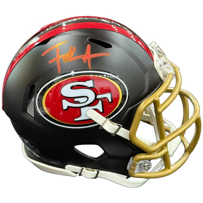 Frank Gore Autographed San Francisco 49ers (RIVALRIES) Mini Helmet - JSA