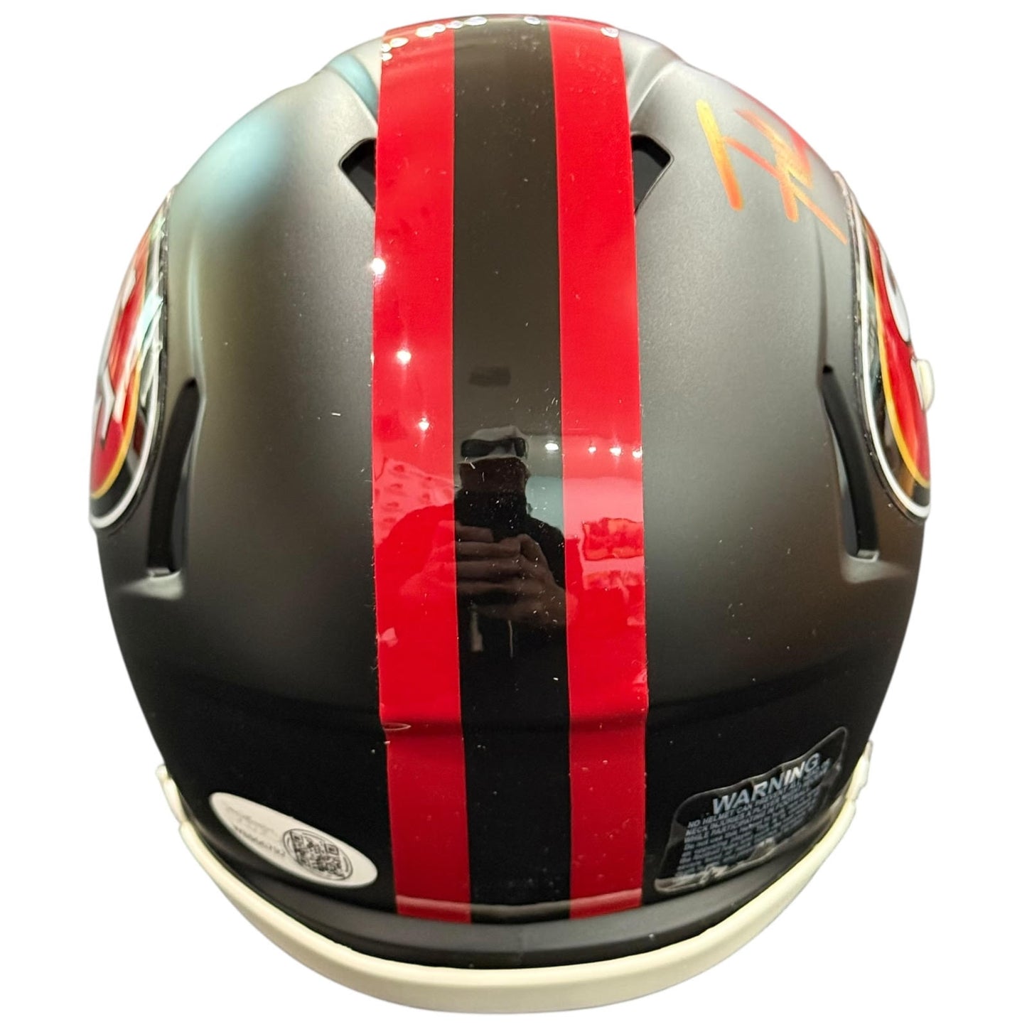 Frank Gore Autographed San Francisco 49ers (RIVALRIES) Mini Helmet - JSA