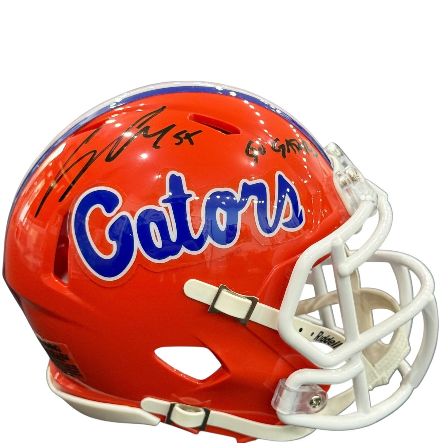 Channing Crowder Autographed Florida Gators Mini Helmet - JSA