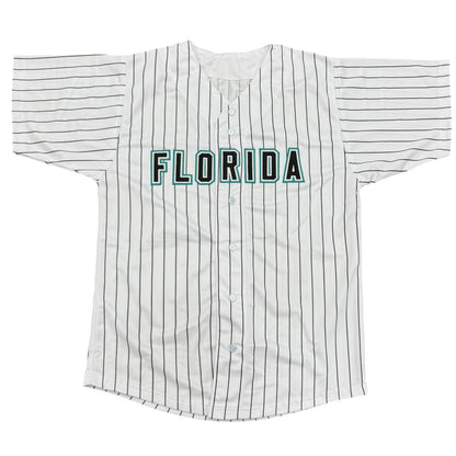 Dontrelle Willis Autographed Florida Marlins (Pinstripe #35) Custom Jersey w/ 5 Inscriptions - JSA