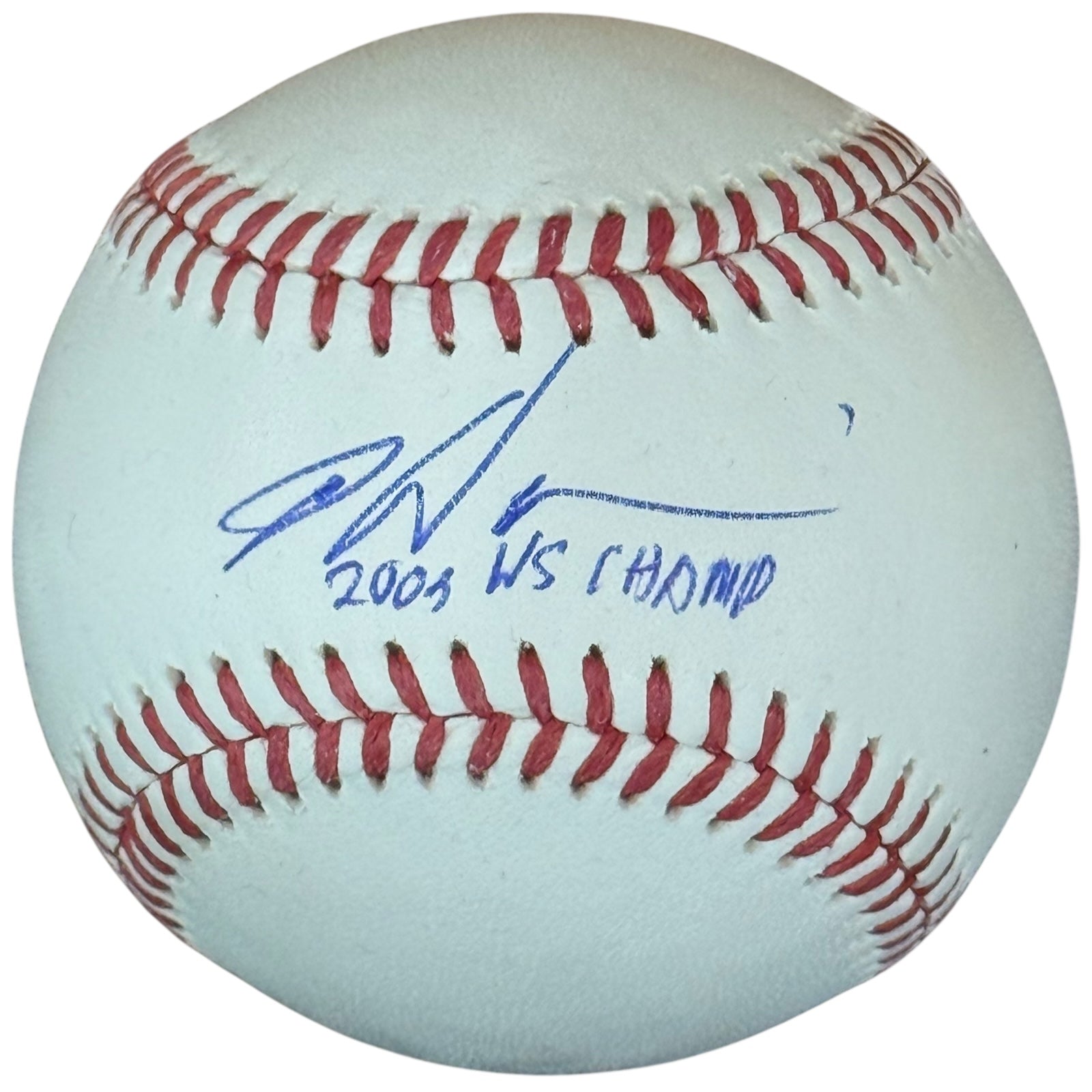 Dontrelle Willis Autographed Official Major League Baseball w/ 03 WS Champs - JSA