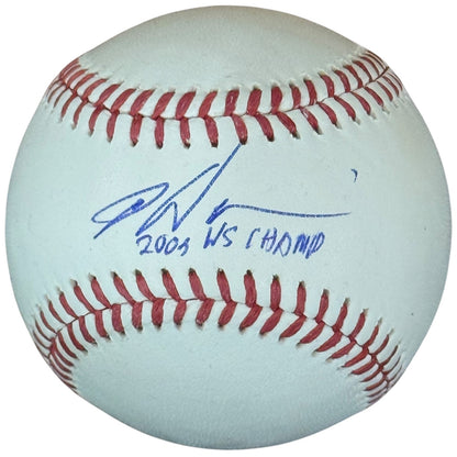 Dontrelle Willis Autographed Official Major League Baseball w/ 03 WS Champs - JSA