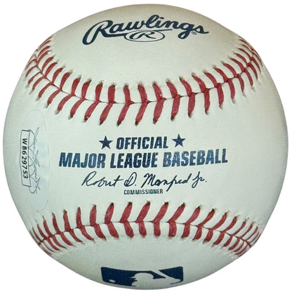 Dontrelle Willis Autographed Official Major League Baseball w/ 03 WS Champs - JSA