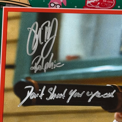 Peter Billingsley Ralphie Autographed A Christmas Story Deluxe Framed 11x14 Photo w/ "Dont Shoot Your Eye Out" - JSA