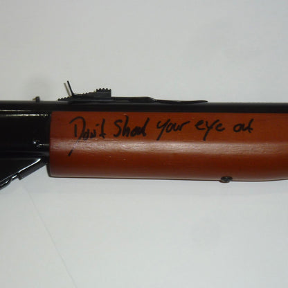 Peter Billingsley Ralphie Autographed Daisy Red Ryder BB Gun w/ "Dont Shoot Your Eye Out" - JSA