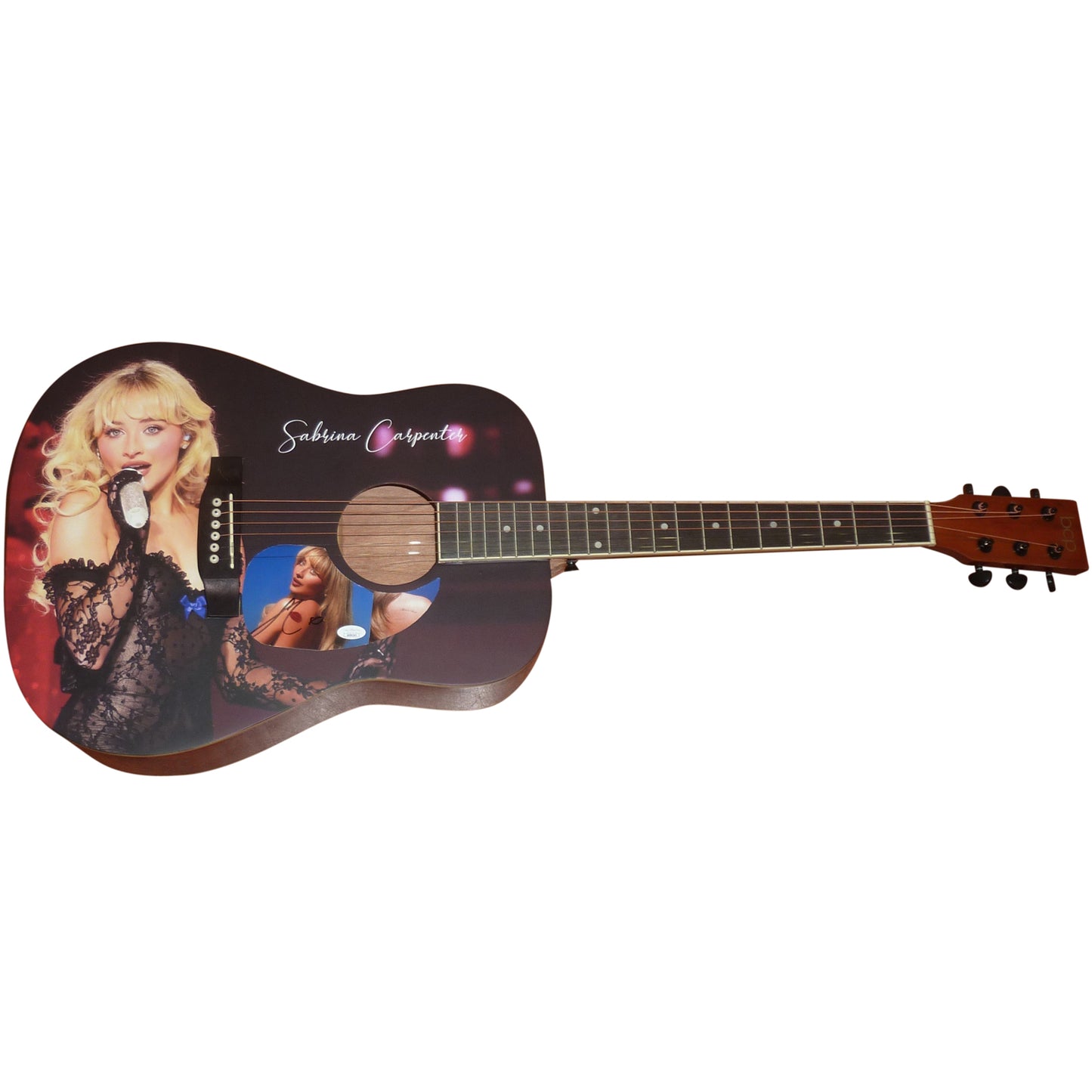 Sabrina Carpenter Autographed Wrapped Acoustic Guitar - JSA