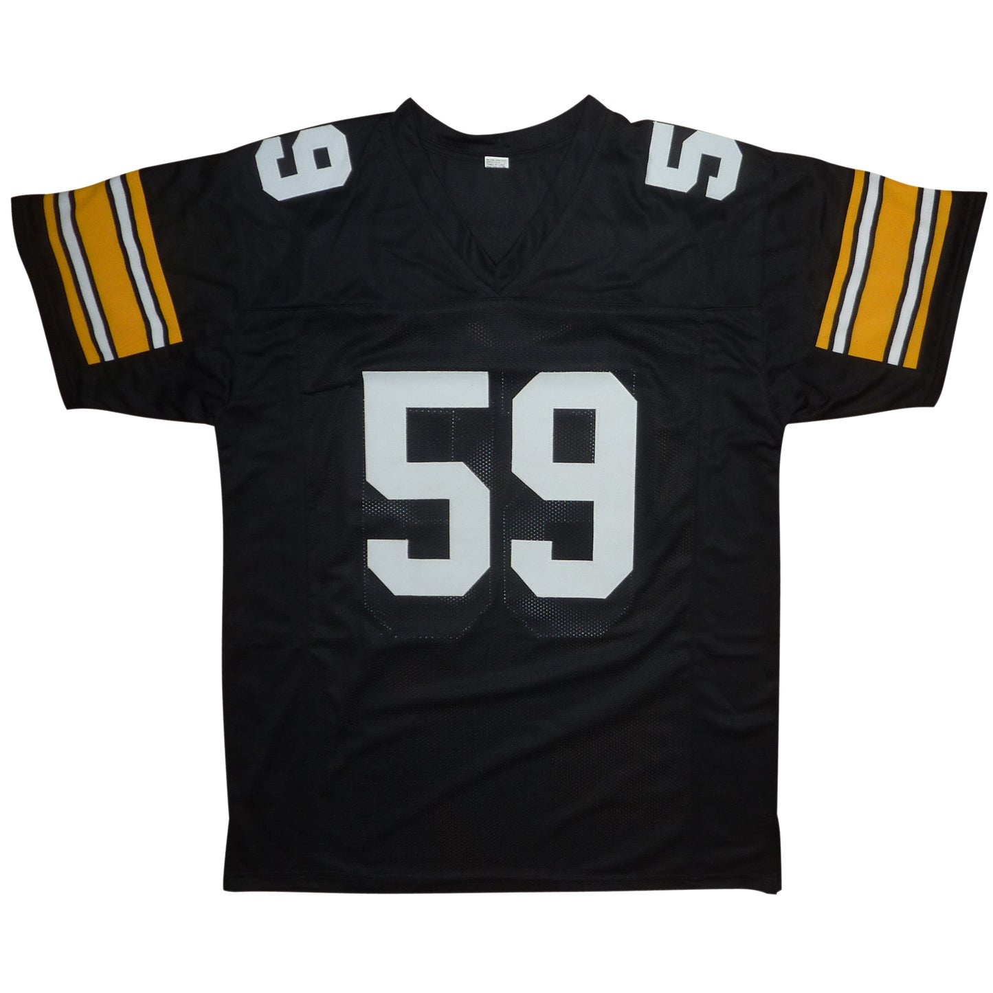 Jack Ham Autographed Pittsburgh (Black #59) Custom Jersey - JSA