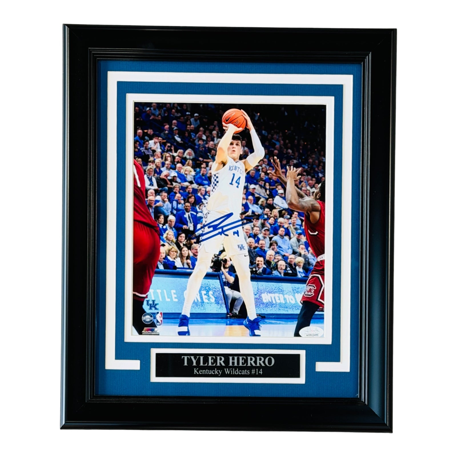 Tyler Herro Autographed Kentucky Wildcats Deluxe Framed 8x10 Photo - JSA