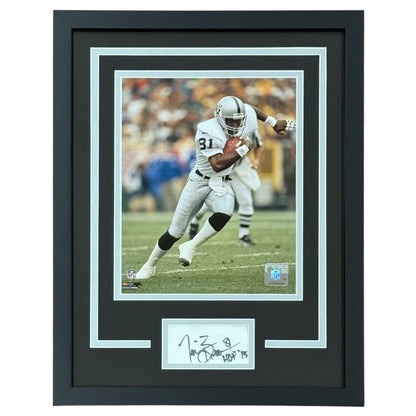 Tim Brown Autographed Oakland Raiders "Signature Series" Frame