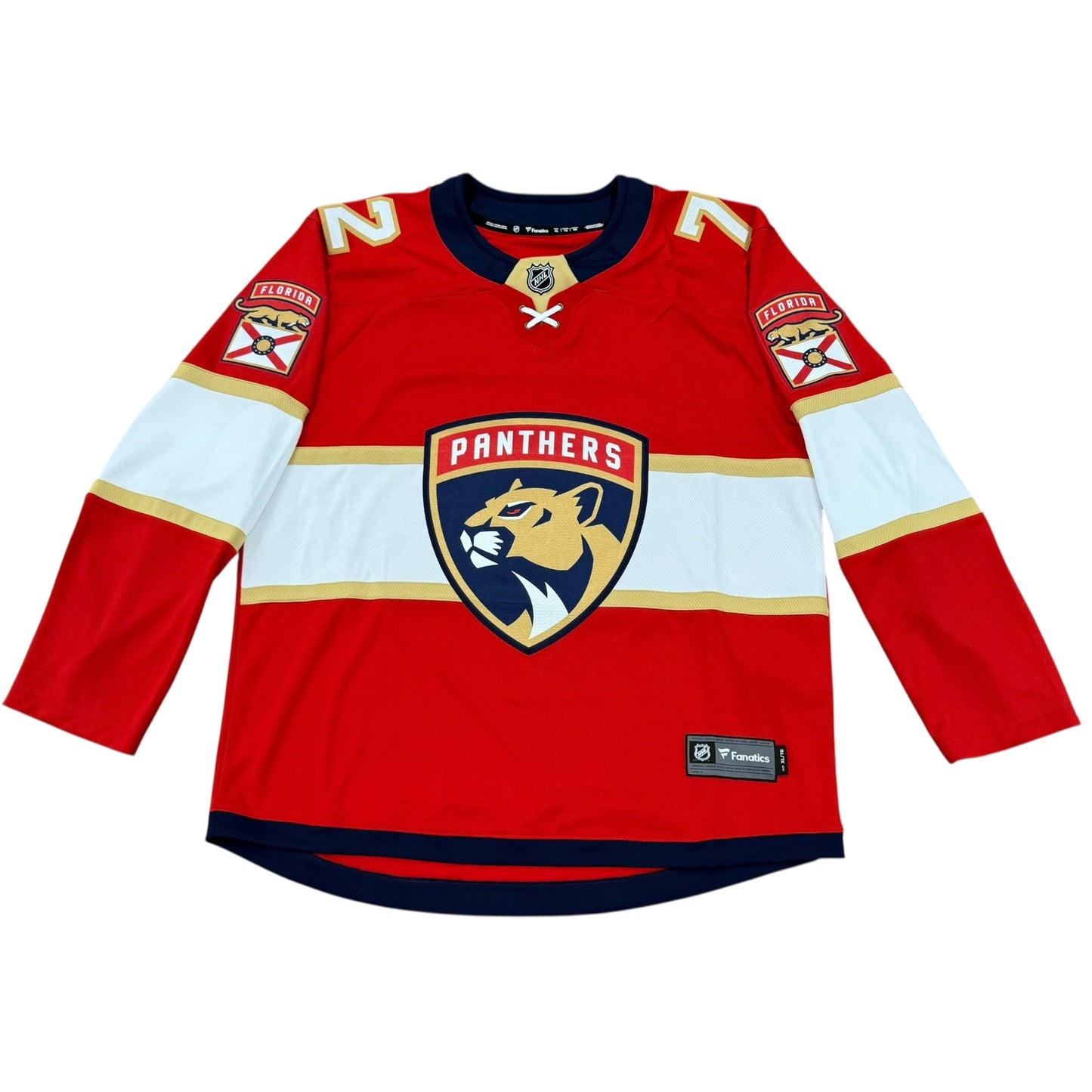 Sergei Bobrovsky Autographed Florida Panthers (Red #72) Breakaway Hockey Jersey w/ 2 Inscriptions - Beckett