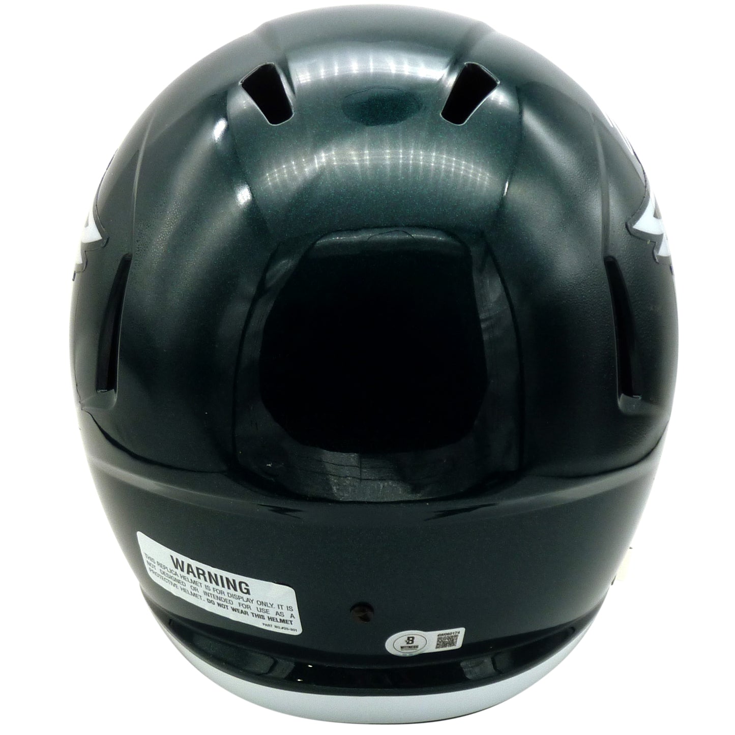 Saquon Barkley Autographed Philadelphia Eagles (Speed) Deluxe Full-Size Replica Helmet - Beckett