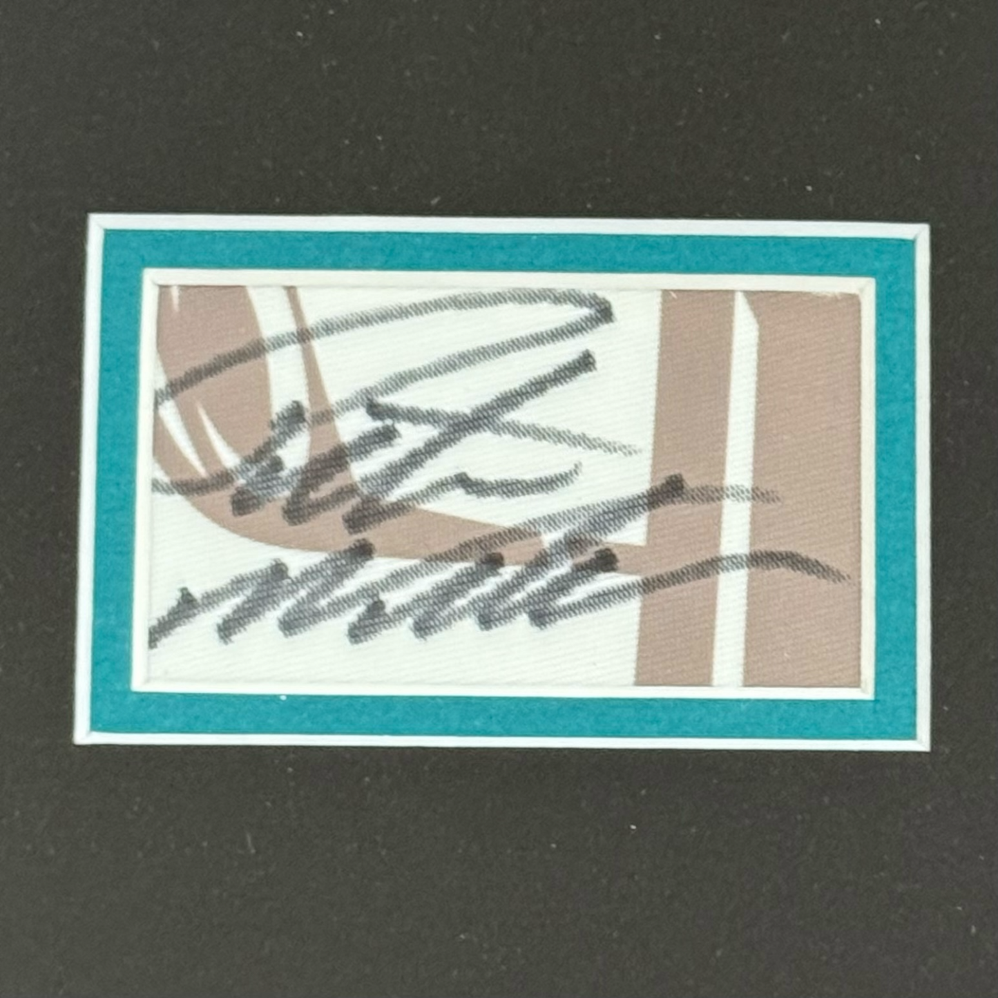 Pete Weber Autographed Bowling "Signature Series" Frame