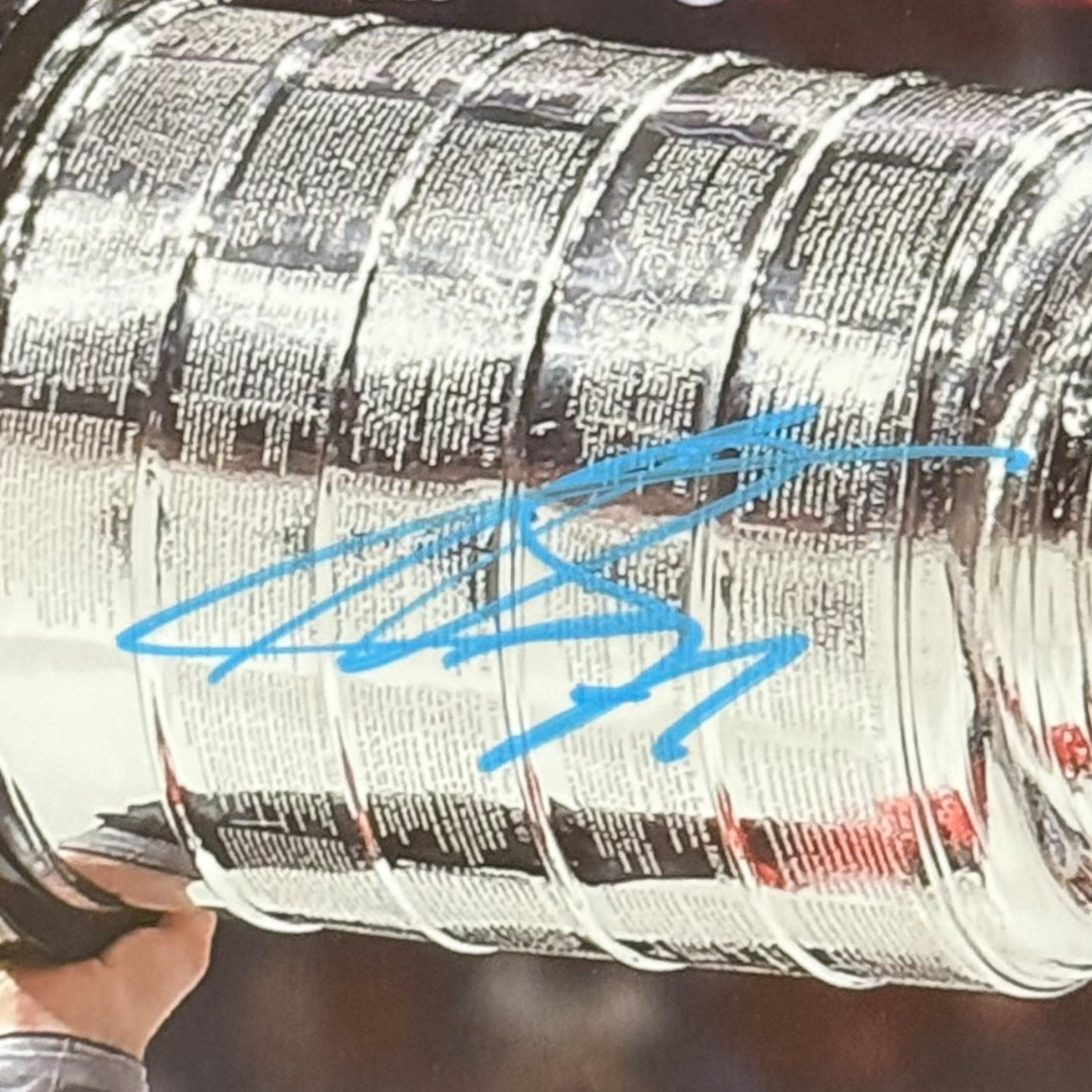 Sergei Bobrovsky Autographed Florida Panthers (2025 Stanley Cup Trophy) Framed 8x10 Photo - Beckett