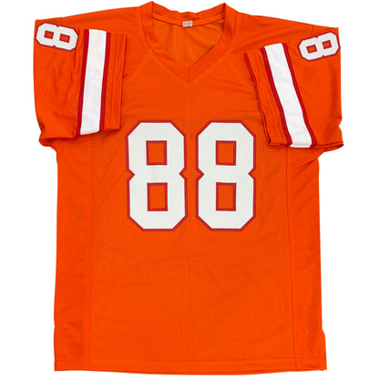 Jimmie Giles Autographed Tampa Bay (Creamsicle Throwback #88) Custom Jersey - JSA