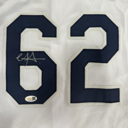 Jonathan Aranda Autographed Tampa Bay (White #62) Custom Jersey - JSA