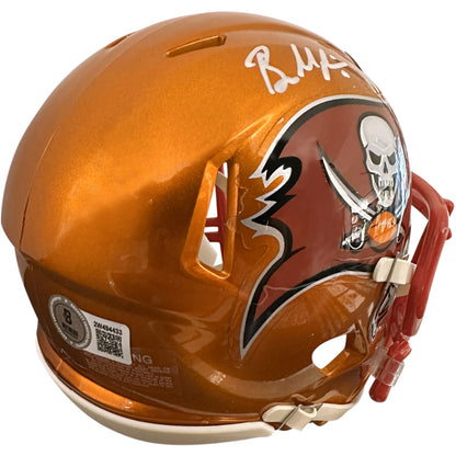 Baker Mayfield Autographed Tampa Bay Buccaneers (Flash Alternate) Mini Helmet - Beckett