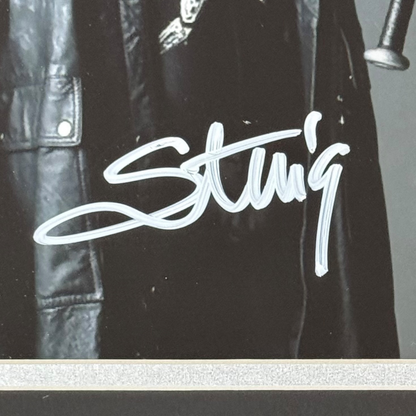 Sting Autographed WCW Wrestling (with Bat) Deluxe Framed 8x10 Photo - JSA