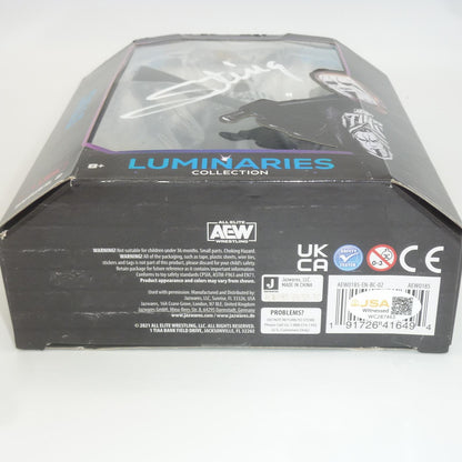 Sting Autographed AEW Wrestling Unmatched Series 2 Luminaries Action Figure In Box - JSA