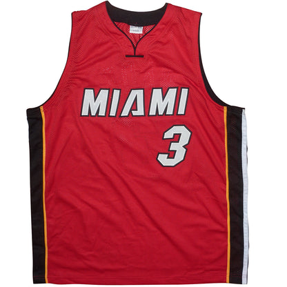 Dwyane Wade Autographed Miami (Red #3) Custom Jersey - PSA