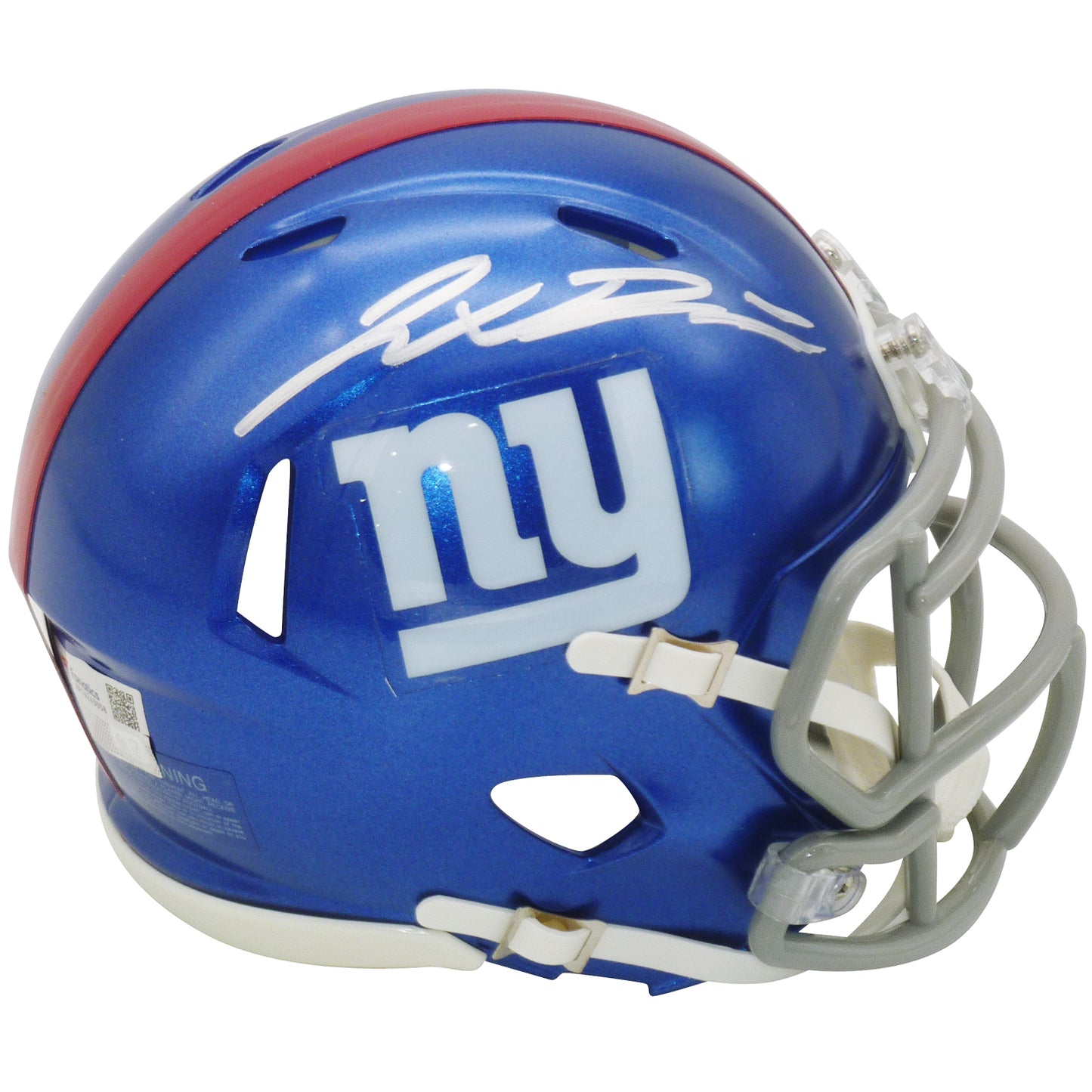 Jaxson Dart Autographed New York Giants Mini Helmet - Fanatics