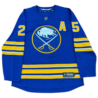 Dave Andreychuk Autographed Buffalo Sabres (Blue #25) Authentic Hockey Jersey - Frozen Pond