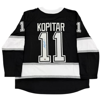 Anze Kopitar Autographed Los Angeles Kings (Black #11) Authentic Hockey Jersey - Frozen Pond