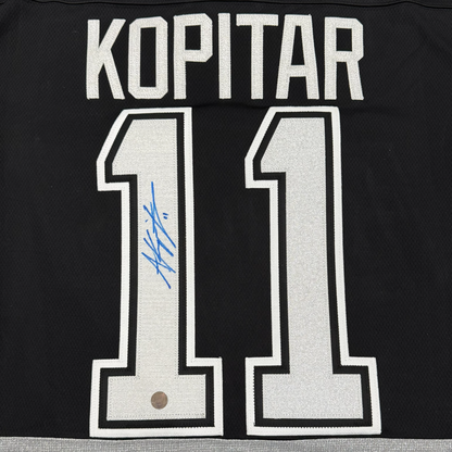 Anze Kopitar Autographed Los Angeles Kings (Black #11) Authentic Hockey Jersey - Frozen Pond