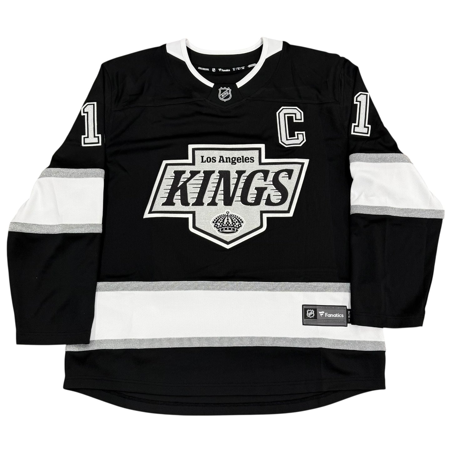 Anze Kopitar Autographed Los Angeles Kings (Black #11) Authentic Hockey Jersey - Frozen Pond