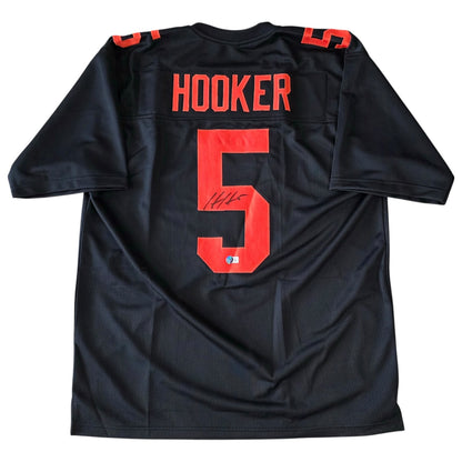 Hendon Hooker Autographed Tennessee Vols (Black #5) Custom Jersey - JSA