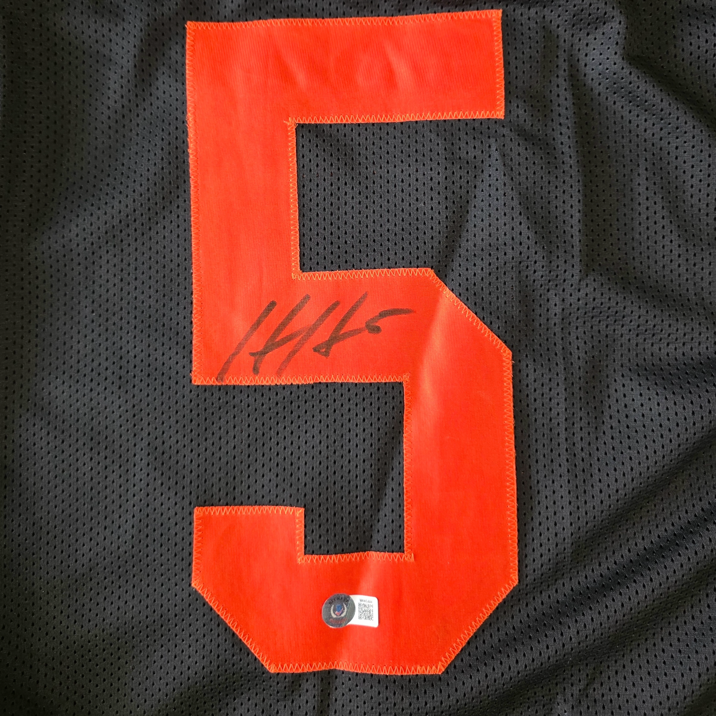 Hendon Hooker Autographed Tennessee Vols (Black #5) Custom Jersey - JSA
