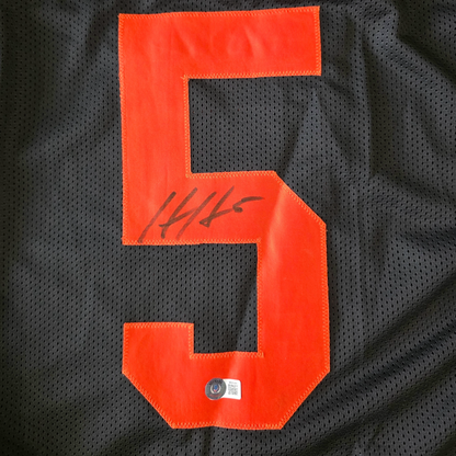 Hendon Hooker Autographed Tennessee Vols (Black #5) Custom Jersey - JSA