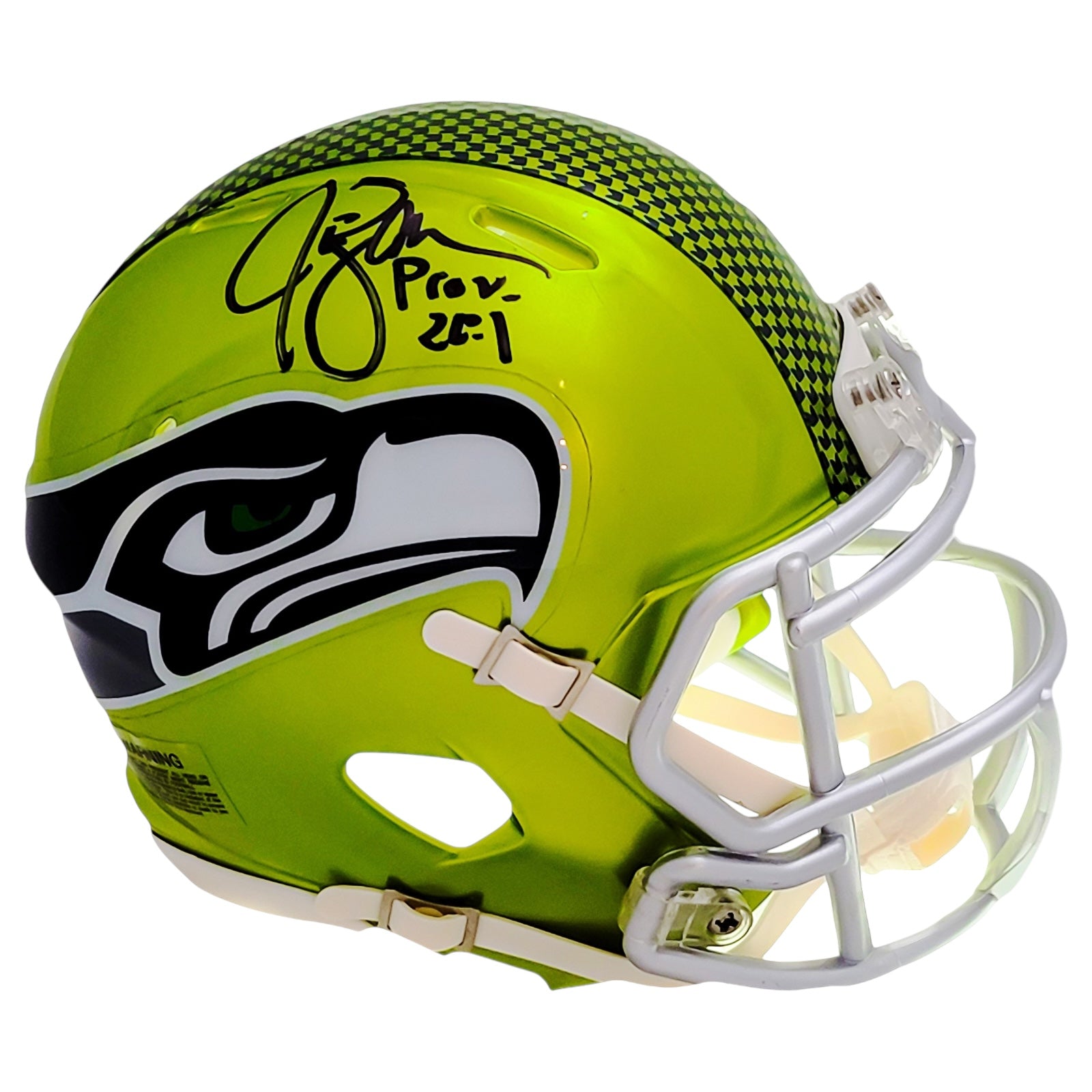 Jim Zorn Autographed Seattle Seahawks (FLASH Alternate) Mini Helmet - JSA