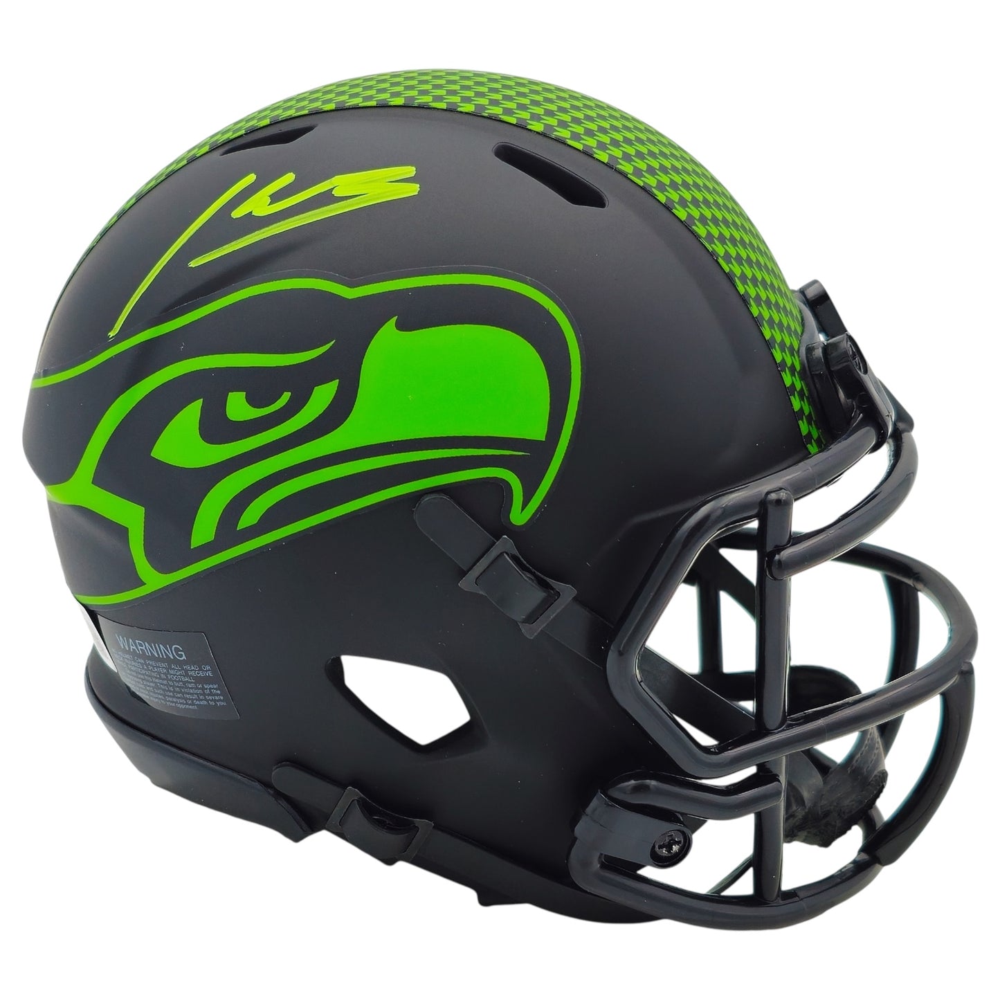 Kenneth Walker III Autographed Seattle Seahawks (ECLIPSE Alternate) Mini Helmet - Beckett