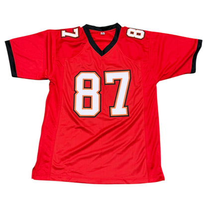 Keenan McCardell Autographed Tampa Bay (Red #87) Custom Jersey - JSA