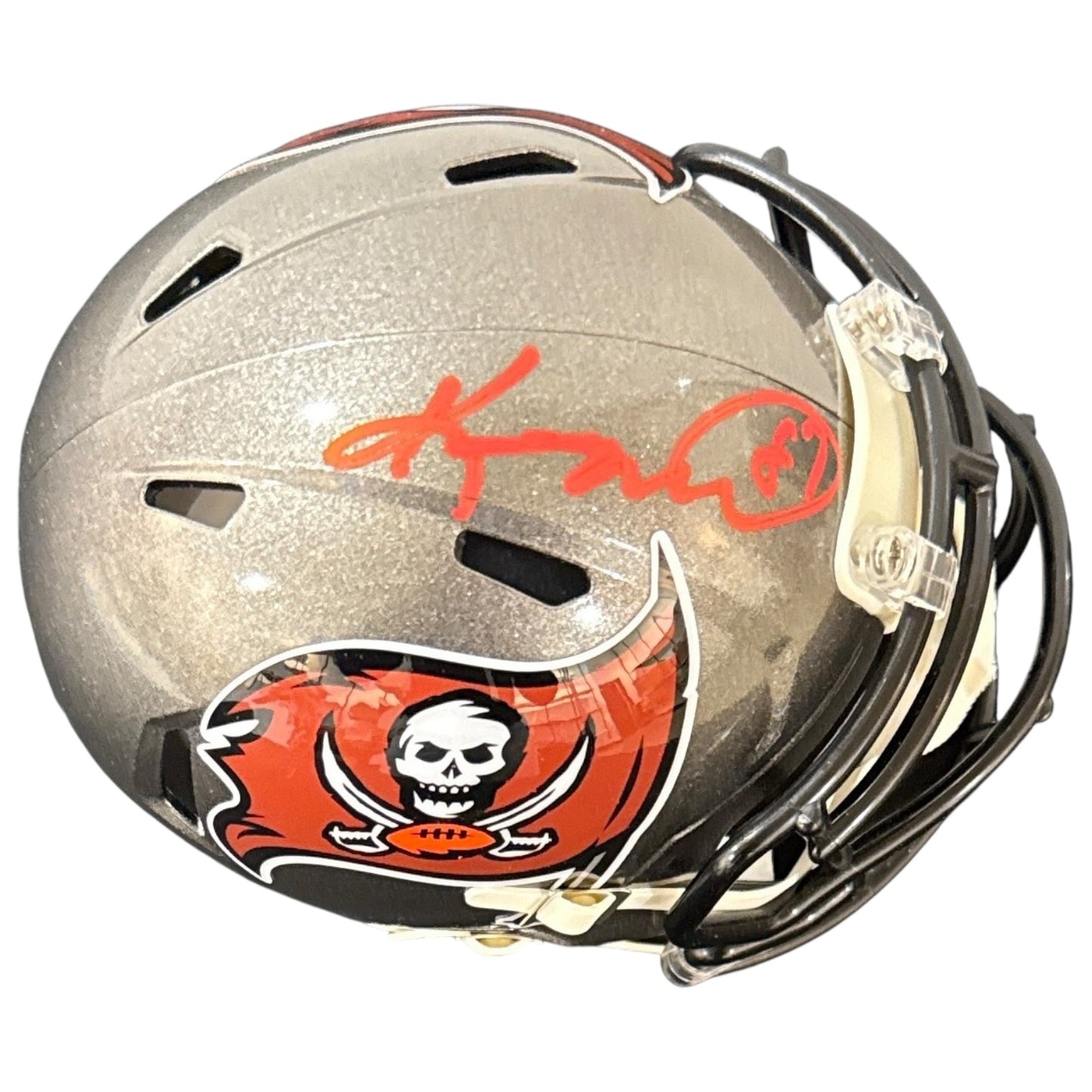 Keenan McCardell Autographed Tampa Bay Buccaneers Mini Helmet - Beckett