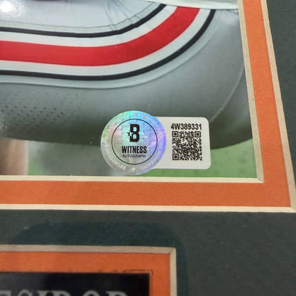 Rueben Bain Jr. & Akheem Mesidor Autographed Miami Hurricanes Deluxe Framed 8x10 Photo - Beckett