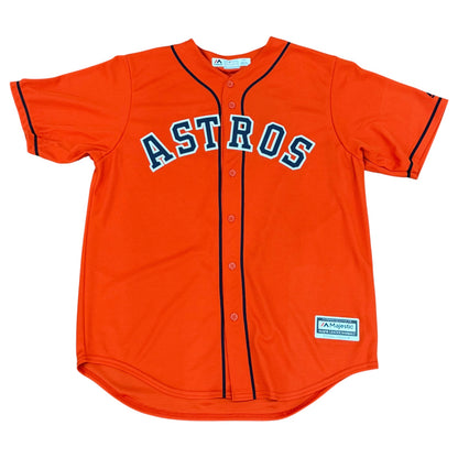 Carlos Correa Autographed Houston Astros (Orange #1) Authentic Jersey - MLB