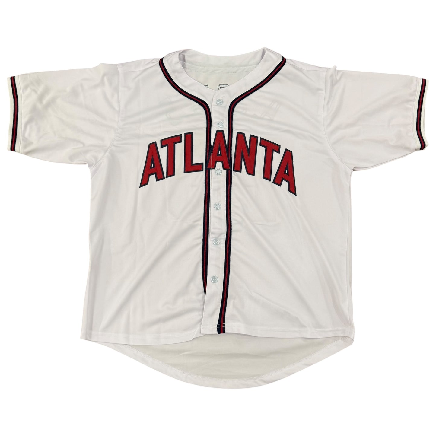 Kent Mercker Autographed Atlanta Braves (White #50) Custom Jersey - JSA