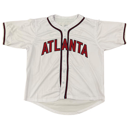Kent Mercker Autographed Atlanta Braves (White #50) Custom Jersey - JSA