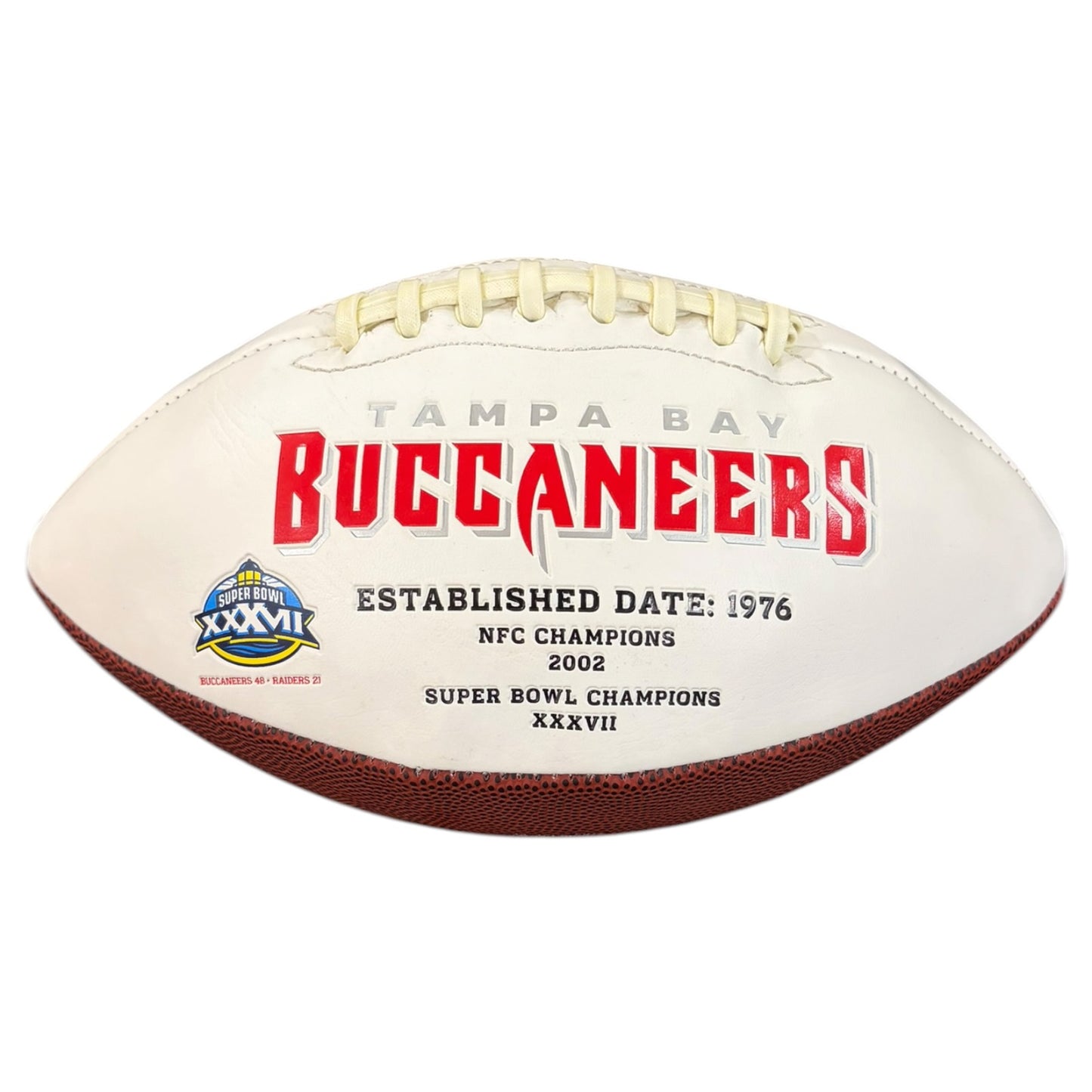 Dwight Smith Autographed Tampa Bay Buccaneers Logo Football