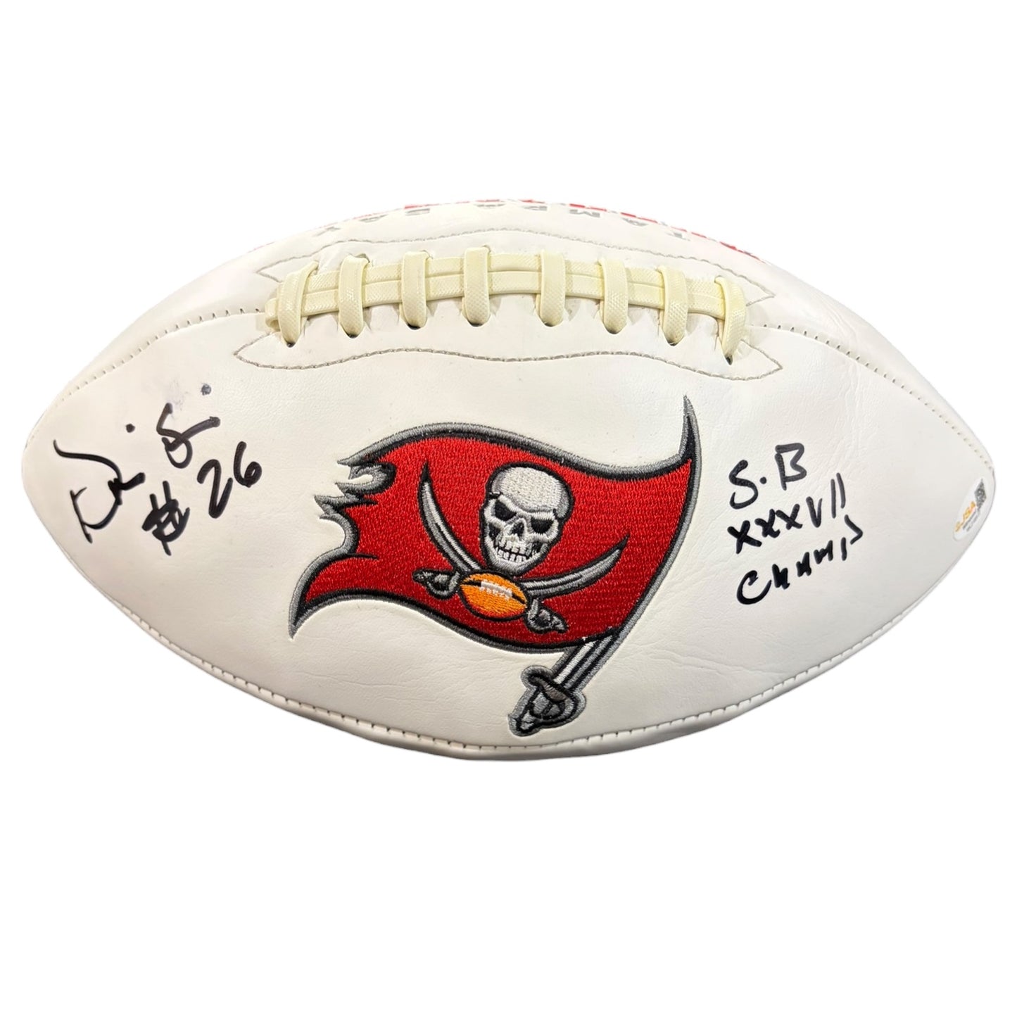 Dwight Smith Autographed Tampa Bay Buccaneers Logo Football