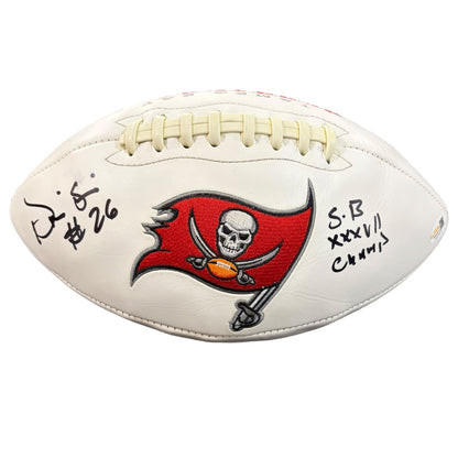 Dwight Smith Autographed Tampa Bay Buccaneers Logo Football