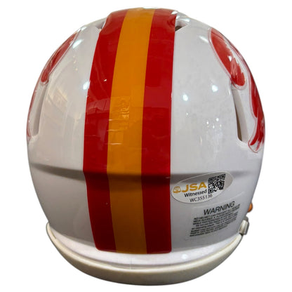 Dexter Jackson Autographed Tampa Bay Buccaneers (Throwback) Mini Helmet w/ "SB XXXVII MVP"