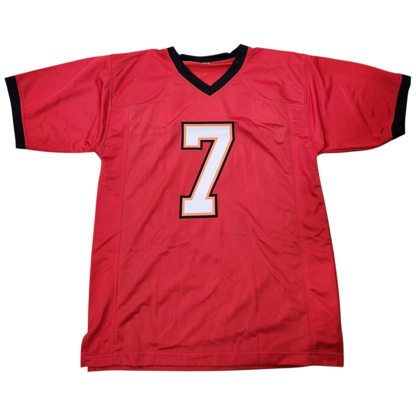 Martin Gramatica Autographed Tampa Bay (Red #7) Custom Jersey w/ SB Champs - JSA